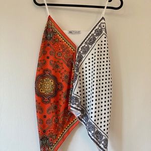 Zara Bandana Split Tank Top